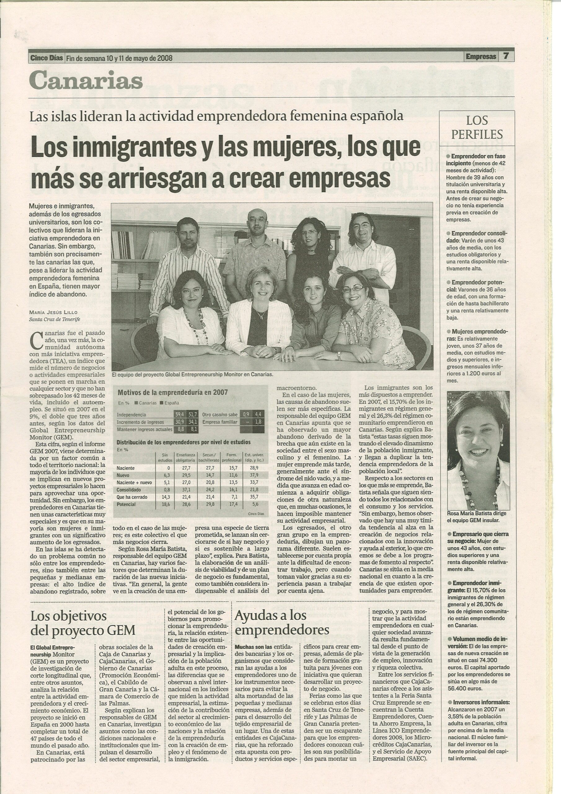 Inmigrantes y mujeres emprendedoras